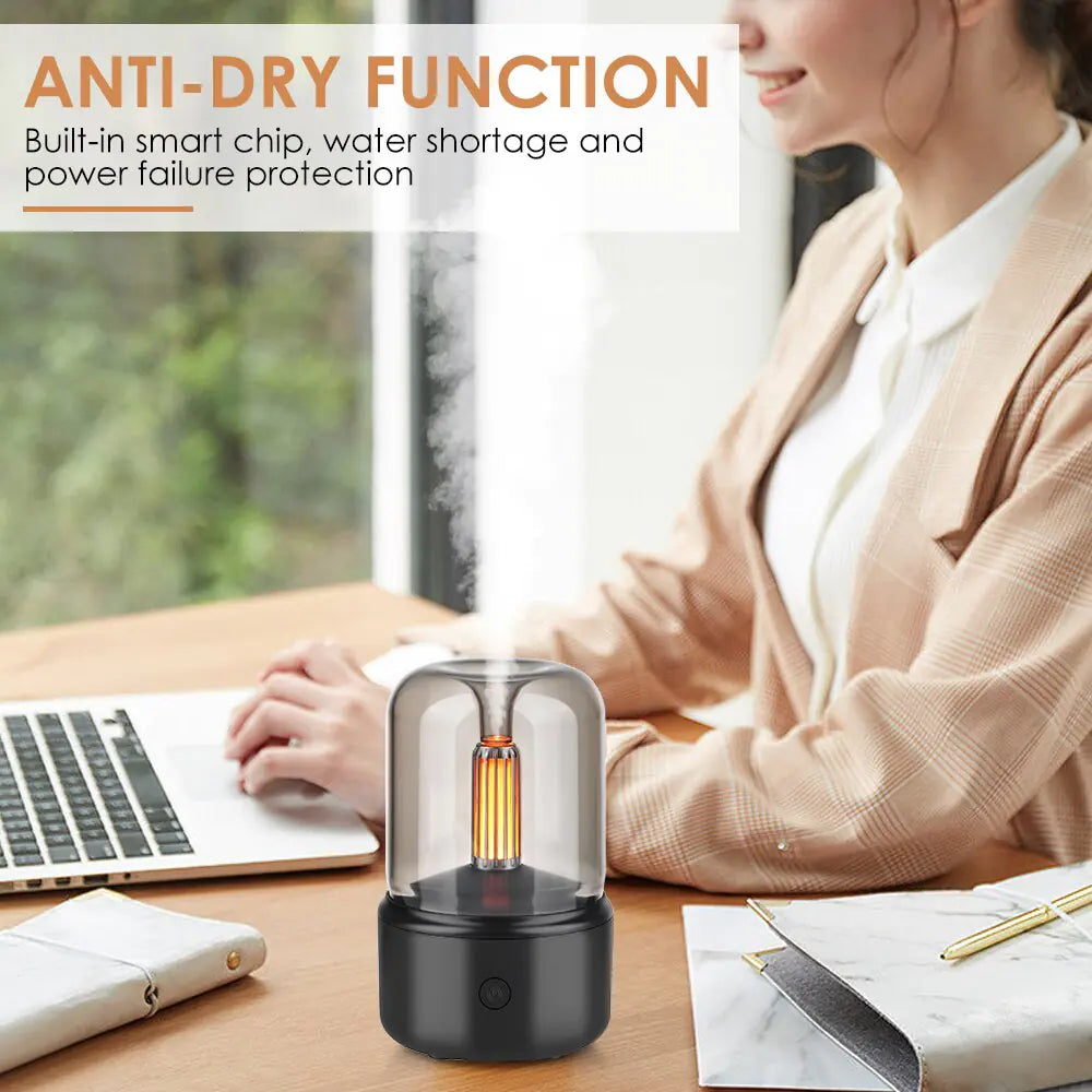 Steam Homes Candlelight Aromatherapy Humidifier