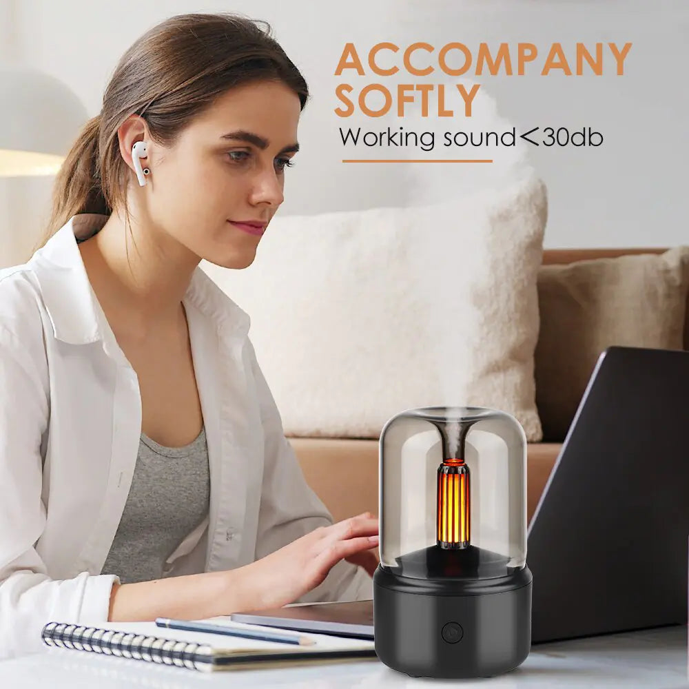 Steam Homes Candlelight Aromatherapy Humidifier