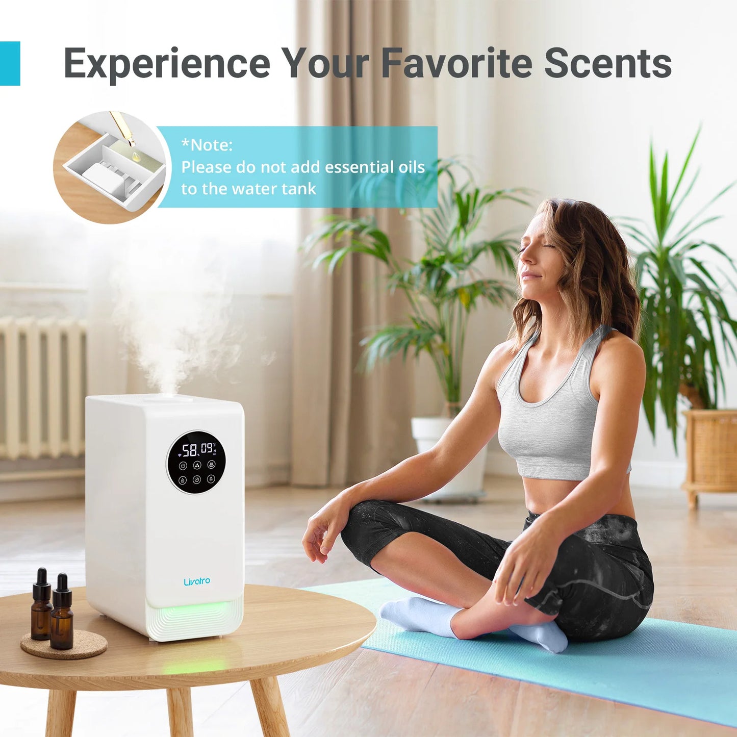 Steam Homes 6L Smart Warm & Mist Humidifier