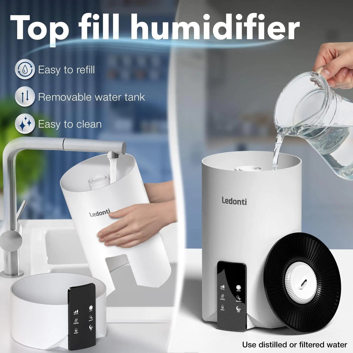 Steam Homes Wi-Fi Humidifier