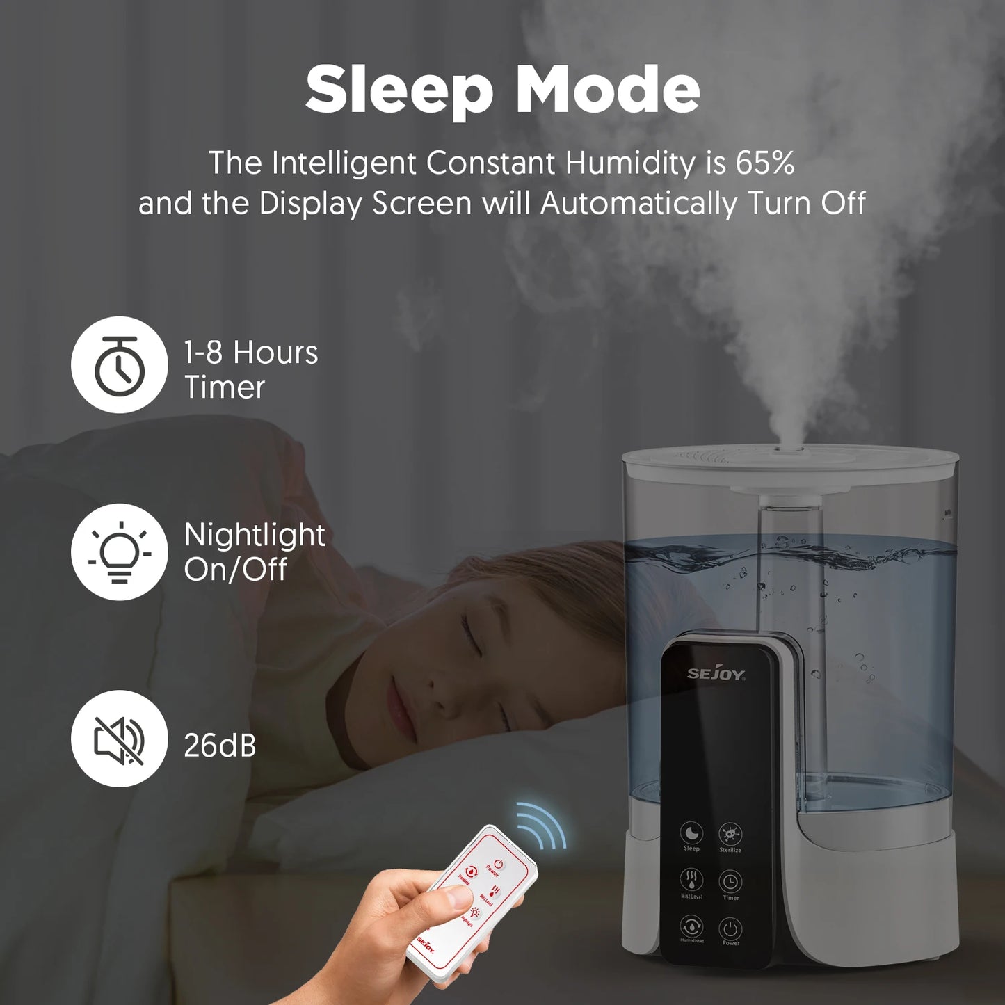 Steam Homes 110-220V 6L Perfume Air Humidifier