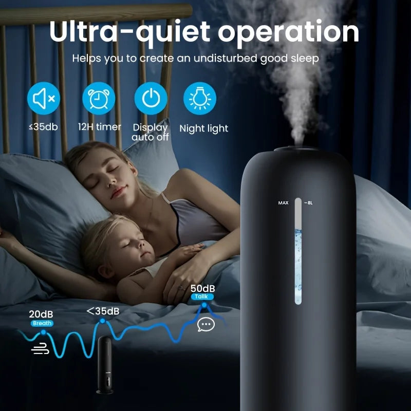 Steam Homes Large Room Home Quiet Air Humidifier