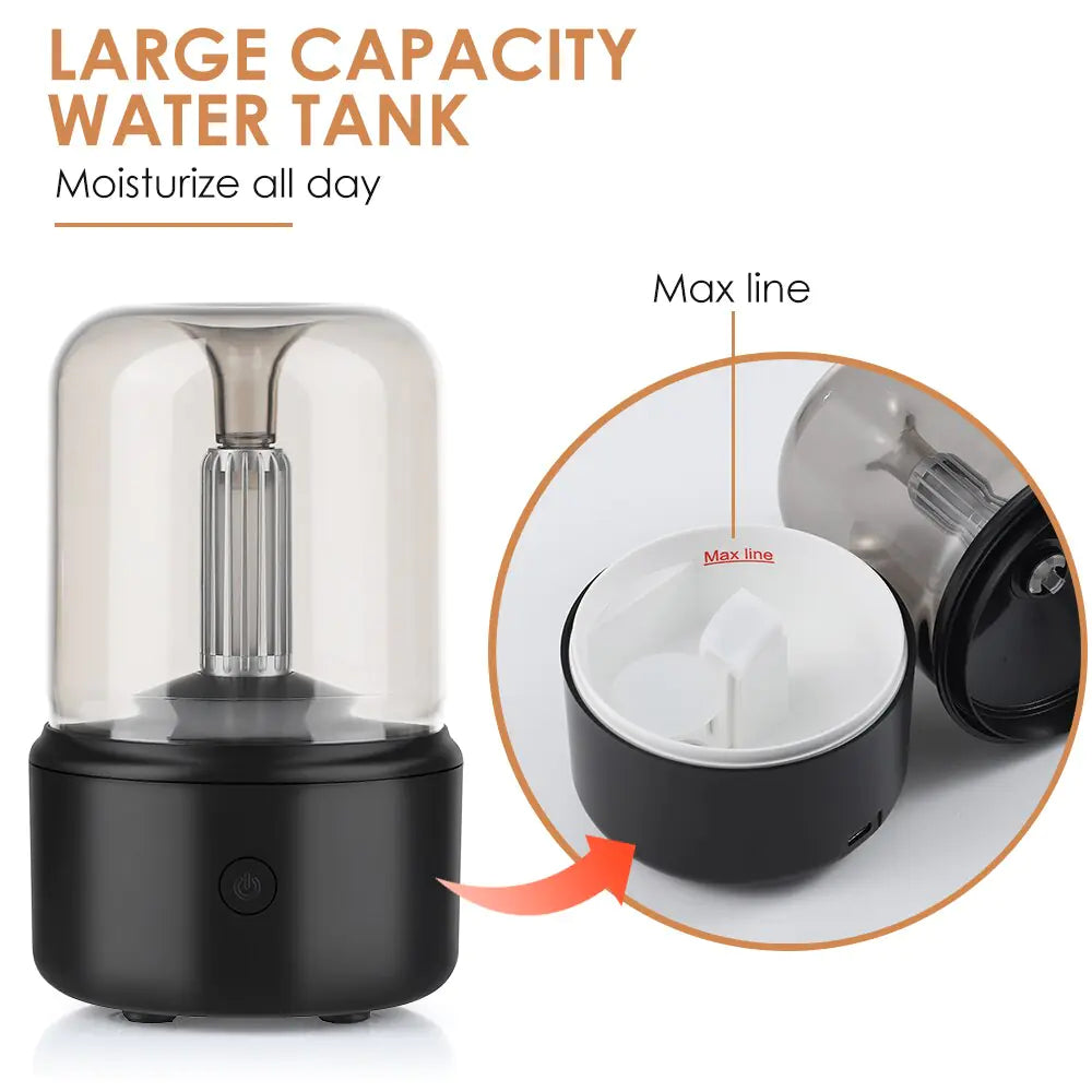 Steam Homes Candlelight Aromatherapy Humidifier