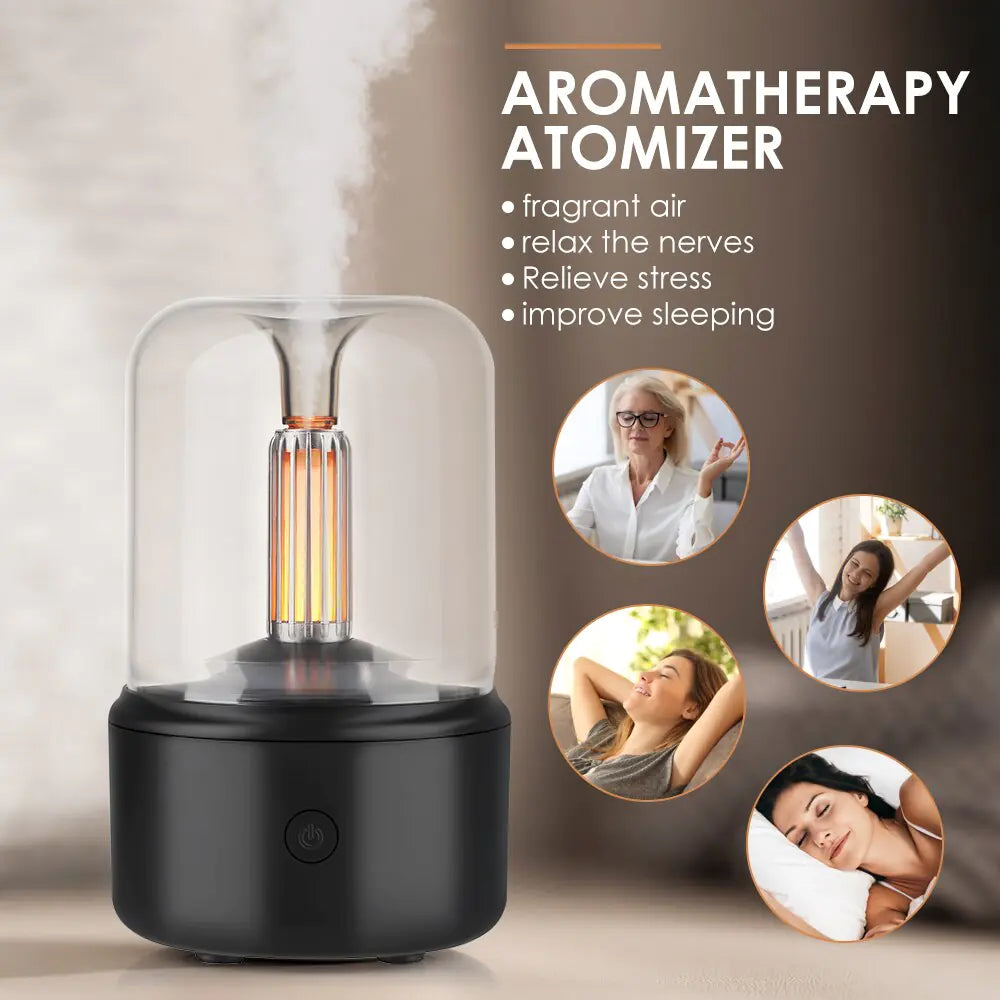 Steam Homes Candlelight Aromatherapy Humidifier