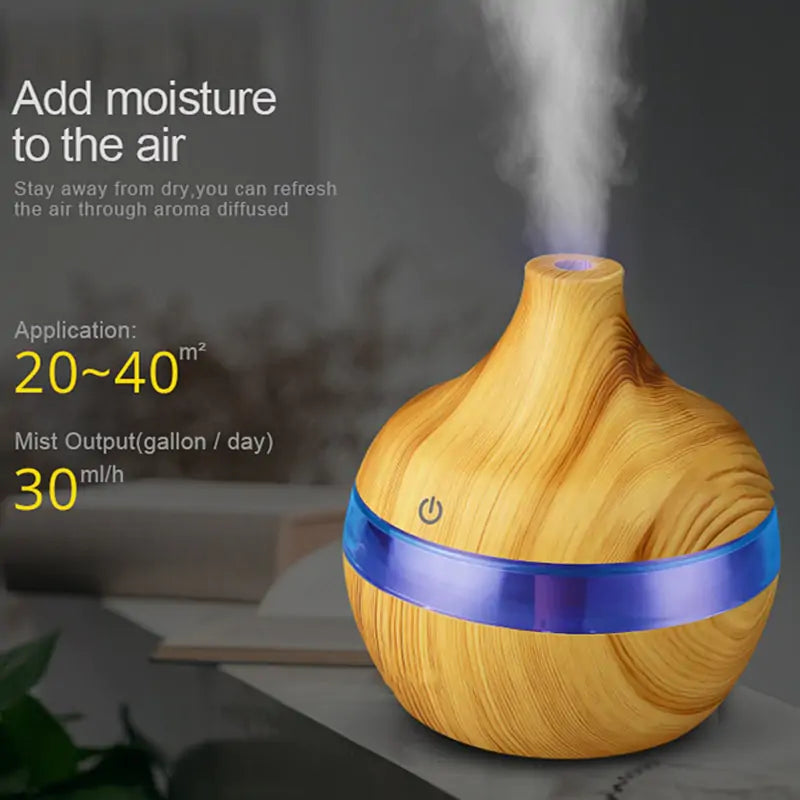 Steam Homes Wood Air Humidifier